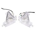 thumbnail image 1 of Motorcycle Front Turn Signals Light Lamp Indicator Blinkers Lens Cover Housing Shell For Kawasaki Ninja ZX10R 2004 2005, 1 of 7