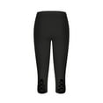 thumbnail image 5 of Capri Leggings for Women Summer Dressy Cropped Yoga Leggings High Waist Capri Pants Womens Jeggings Tummy Control Workout Yoga Pants Compression Leggings Ropa Deportiva Para Mujer My Orders XL, 5 of 8