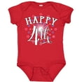 thumbnail image 3 of Inktastic Happy 4th- Fourth of July firework Boys or Girls Baby Bodysuit, 3 of 5