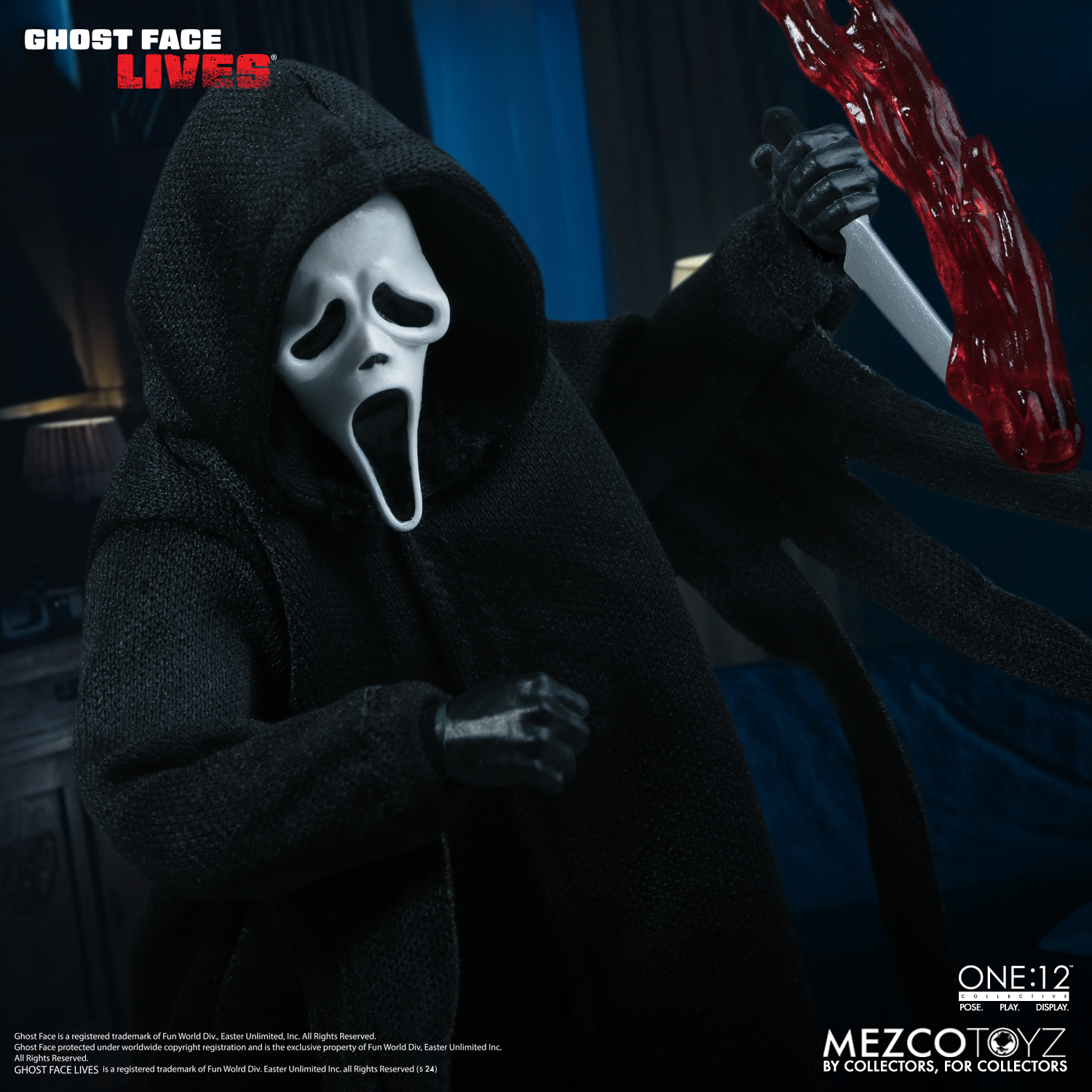 Scream Ghost Face Lives Action Figure One:12 Mezco Toys