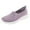 Purple, variant on Sngxgn Womens Ballet Flats Comfort Slip On Walk Work Dress Shoes(Pink,42)