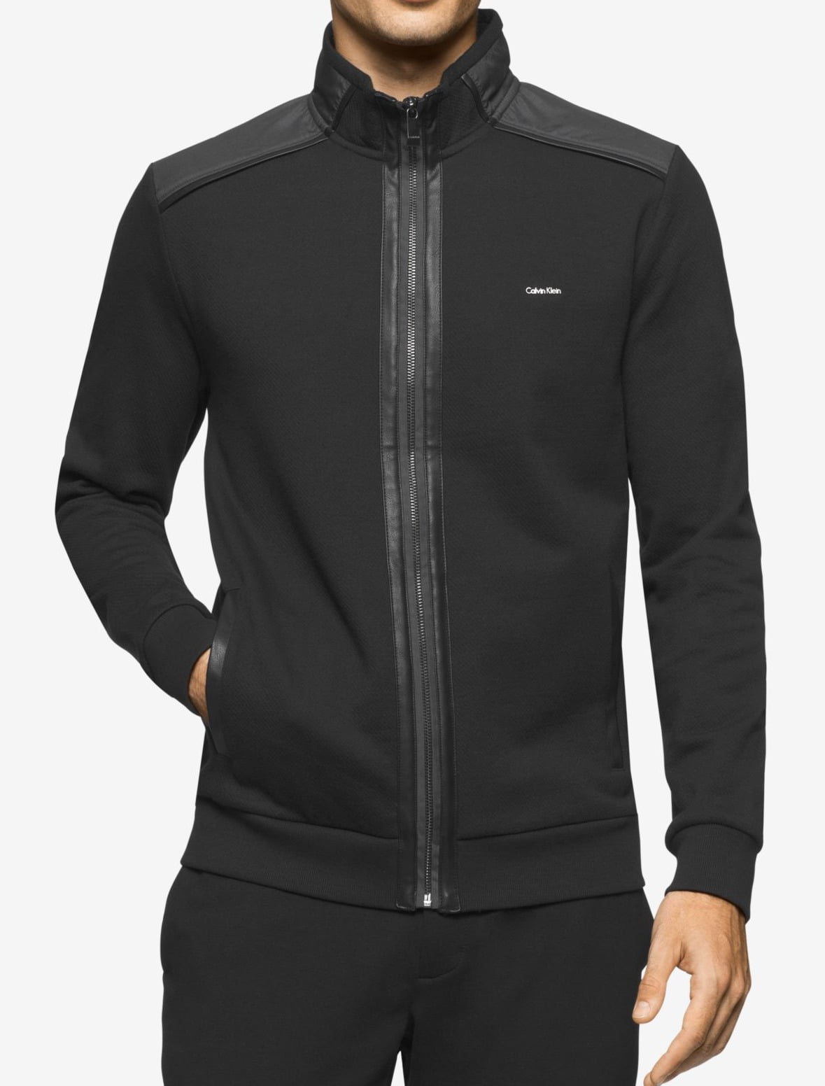 Calvin Klein Calvin Klein NEW Black Mens Size Medium M Colorblock