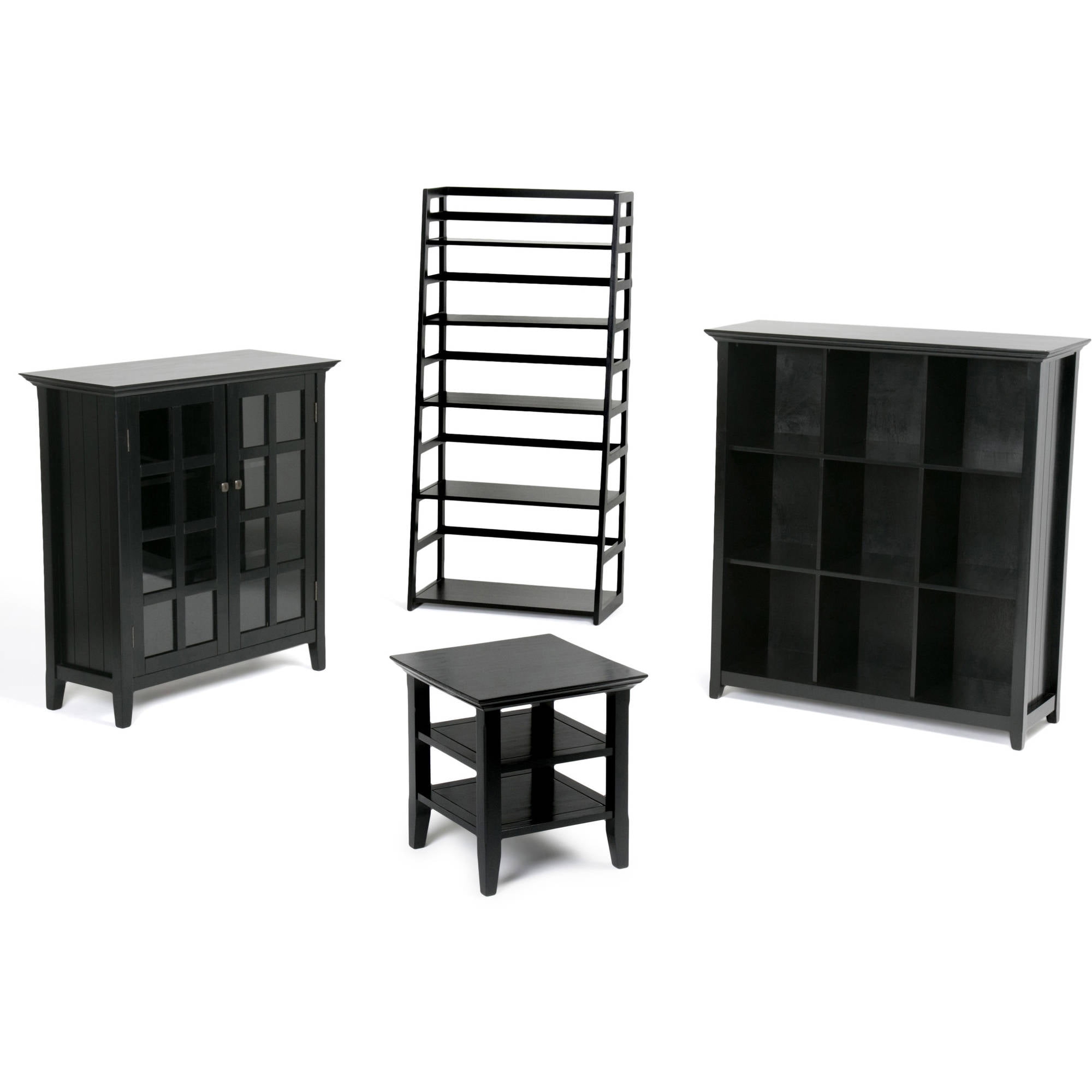 Brooklyn + Max Brunswick Collection Black 9-Cube Bookcase and Storage Unit