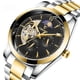thumbnail image 1 of Reloj mecánico para hombre, reloj de negocios, reloj mecánico automático con correa de acero lunar para hombre, reloj de marea, 1 of 5