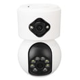 thumbnail image 5 of Cámara de seguridad ZHCH Lente dual HD Visión nocturna Intercomunicador de 2 vías 100‑240V, 5 of 5