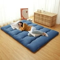 thumbnail image 7 of 3-Inch Queen Size Japanese Futon Mattress, Tri-Fold Floor Couch & Tatami Mat, Roll-Up Bed for Camping, Guest Room, Dorm, 7 of 7