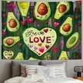 thumbnail image 2 of Orinice Avocado Hearts Love Tapestry Wall Hanging Unique Style Graphic Tapestries Home Wall Decor Art for Living Room Bedroom Apartment Farmhouse Dorm 40x30inch, 2 of 6