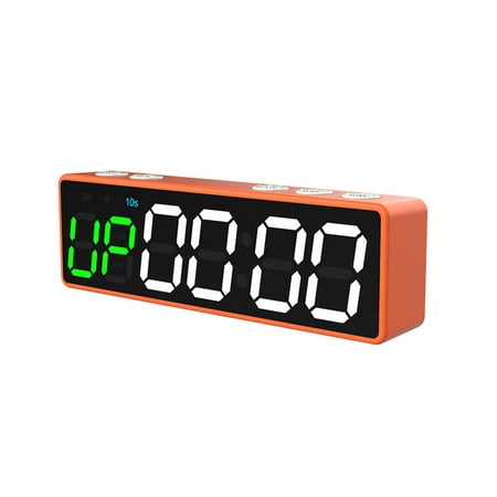 GAN XIN Q20Mini LED Workout Gym Interval Timer Clock Interval Timer Count Down/Up Clock Stopwatch With Remote For Crossfit, Tabata, HIIT, EMOM, MMA, Boxing, Interval Training, Circuit Training