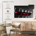 thumbnail image 4 of Elephant Stock Red Wine Row Wall Art - Horizontal Canvas Wall Art - Dining Room Wall Decor - Food And Drink Canvas - Brown And Red Decor - 36" x 24", 4 of 4