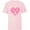 Soft Pink, variant on Marvel Hero Icons Valentine's Day Heart - Short Sleeve T-Shirt for Kids - Customized-White