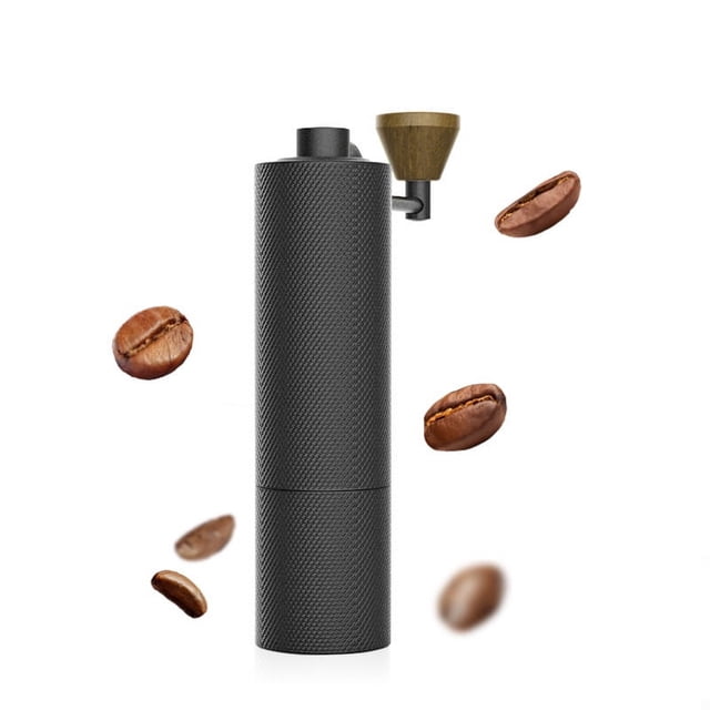Molinillo de café manual C2 Up, 25 g de capacidad, fresa de núcleo de acero ajustable a mano (negro) Sincero Electrónica