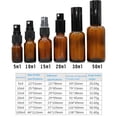 thumbnail image 2 of Soidarity Cuentagotas de vidrio y botellas bronceado negro 50ml Soidarity MR5474-06, 2 of 6