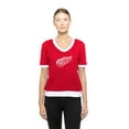 thumbnail image 5 of Women's New Era Red Detroit Red Wings Game Day Rhinestuds T-Shirt, 5 of 6