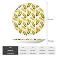 thumbnail image 2 of Wukai Corn On The Cob Print Decorative Plate for Display,Bone China Decorative Plate, Ceramic Dinner Plate with Stand, Vertical Ceramic Plate-10in, 2 of 6