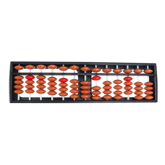 BESTSKY Portable 13 Rods Plastic Abacus Soroban Calculating Tool Educational Tool for Students