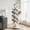 White, variant on HOMRELEXA 17-Tier Tree Bookshelf, 360° Rotating Bookcase with Wheels, Freestanding Storage Organizer for Home Office and Living Room, Brown