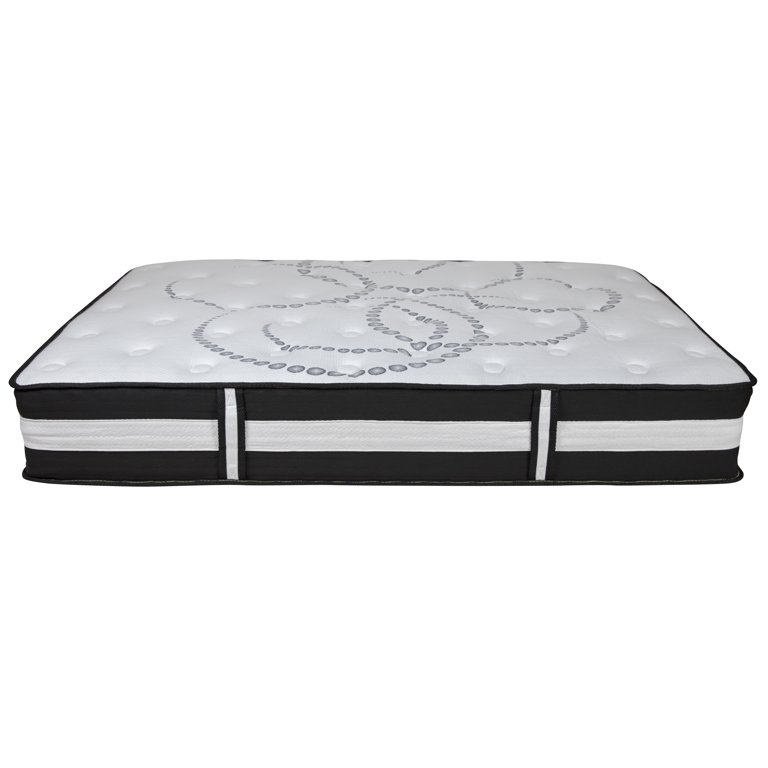 Flash Furniture 14 Inch Metal Platform Bed Frame With 12 Inch Pocket Spring  Mattress In A Box And 2 Inch Cool Gel Memory Foam Topper : Target