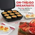 thumbnail image 2 of Dash Sous Vide Style Family Size Egg Bite Maker for Breakfast Bites Sandwiches, Healthy Snacks or Desserts, Keto & Paleo Friendly (9 Servings), 2 of 6
