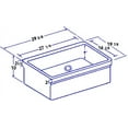thumbnail image 2 of Whitehaus WHQ530-BISCUIT Single Bowl Fireclay 30'' Farmhouse Kitchen Sink, 2 of 7