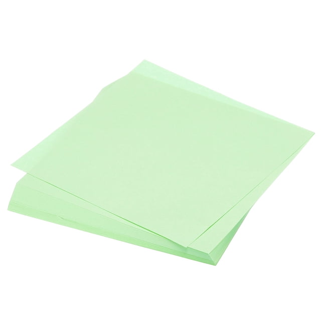 Unique Bargains 75 Sheets Origami Paper Double Sided 6x6 Inch(15x15cm) Square Sheet for Art Craft Project, Light Green