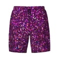 thumbnail image 4 of Lsque Mens Swim Trunks Colourful Glitter Pattern - Bathing Suit Compression Liner - Beach Swim Shorts Swimwear - (S-3XL) - Stretch Quick Dry -3X-Large, 4 of 9