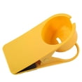 thumbnail image 1 of Porte-gobelet Table Étagère à Gobelets Bureau Ordinateur Support de Gobelet Fixe Rangement de Bureau, Jaune, 1 of 7