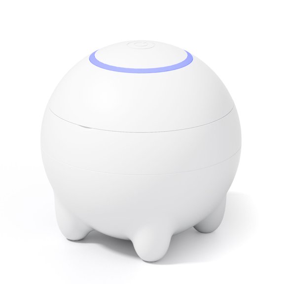 Ultrasonic Retainer Cleaner Machine 45kHz, Dental Pod Ultrasonic Cleaning for Dentures, Aligners and Night Guards, Jewelry Cleaner with 4 Modes, Low Noise, White