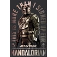thumbnail image 2 of Boy's Star Wars: The Mandalorian Shining Mando Graphic Tee Black Medium, 2 of 5
