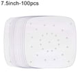 thumbnail image 7 of Shenmeida 100Pcs Air Fryer Parchment Paper, Square Perforated Parchment Paper Sheets for Air Fryer, Premium Nonstick Bamboo Steamer Liner for Air Fryers, Steaming Basket, Oven, Baking, Cooking, 7 of 7