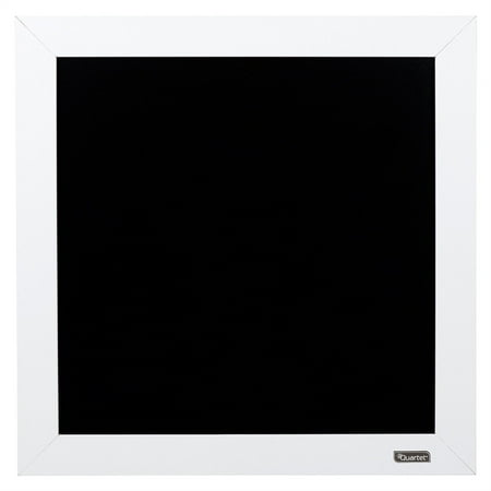 Quartet 14 x 14 Inch Classic Chalkboard with White Wood Frame