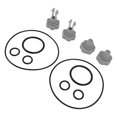 thumbnail image 1 of Kit de Remplacement de Joints de Pompe de Filtre, Petit Kit de Joints de Pompe de Piscine Professionnel 12 Pcs pour Pièces de Pompes de Filtre de Piscine, 1 of 7