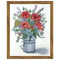 thumbnail image 2 of Janlynn Stamped Cross Stitch Kit 11"X14"-Poppies, 2 of 4