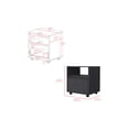 thumbnail image 5 of We Have Furniture Byers 3 Piece Bedroom Set, Nightstand + Dresser+ Armoire, Black Wengue Finish, 5 of 7