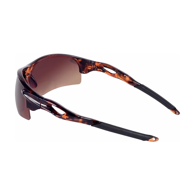 "The Allstars" 3 Pair Assortment of Bifocal Sport Wrap Reading Sunglasses for Men and Women - Tortoise/Tortoise - 2.00