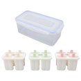 thumbnail image 2 of Ice Lolly Stick Molds, Non Stick Ice Cream Pops Molds 12 Sticks Convenient with Storage Box for Yogurt, 2 of 7