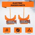 thumbnail image 4 of 2 Pcs Electric Orange Juicer Spare Parts for XC-2000E Lemon Orange Juicing Machine Orange Cutter Ora, 4 of 5
