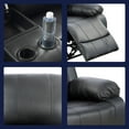 thumbnail image 5 of Ainehome3 Pieces Faux Leather Reclining Configurable Living Room Set, 5 of 5