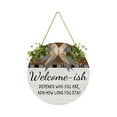 thumbnail image 2 of RKSTN Fall Decorations for Home 3D Welcome Hanger Funny Welcome Sign Home Outdoor Decor 11.8Inch, Door Hanger Welcome Sign Home Decor Funny Words Door Hanger Fall Decorations, 2 of 6