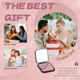 thumbnail image 7 of DESIGNICE Compact Mirror,Foldable Square Dual Pocket Mirror,Bag Friendly Small Mirror for Purse,Black, 7 of 7