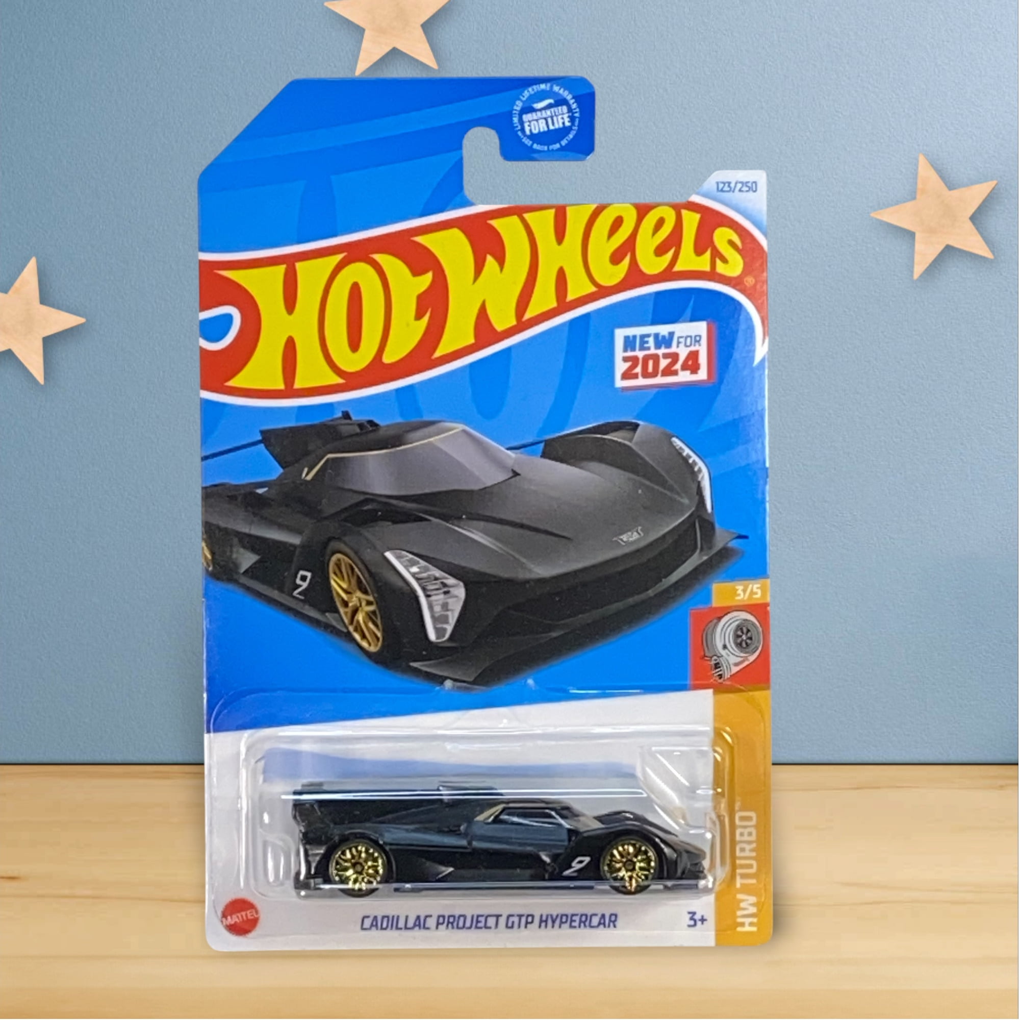 Hot Wheels Cadillac Project GTP Hypercar Blue 123/250 Diecast 1/64