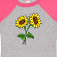 thumbnail image 4 of Inktastic Pair of Sunflowers Boys or Girls Baby Bodysuit, 4 of 5