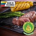 thumbnail image 2 of Victoria 20-by-14-Inch Rectangular Cast-Iron Griddle, Preseasoned Reversible Griddle, 2 of 6