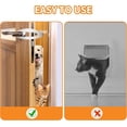thumbnail image 5 of 2pcs Chat Porte Loquet, Flex Loquet Chat Bouchon de Porte avec Sangle Réglable 2,5-6 "de Large, Facile à Installer, 5 of 5
