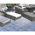 thumbnail image 2 of Twelve Piece Outdoor Gray Wicker Multiple Chairs Seating Group Fire Pit Included With Cushions, 2 of 3