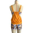 thumbnail image 6 of NIEWTR Tankini Swimsuits for Women Loose Fit Floral Printed Modest 2 Piece Bathing Suits(Orange,XL), 6 of 7