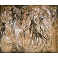 thumbnail image 2 of Wiley, Marta 17x15 Black Ornate Wood Framed with Double Matting Museum Art Print Titled - Mystic I Brown, 2 of 4