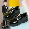 Boys Shoes Fashion Summer Autumn Leather Boots Thick Bottom Student