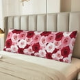 thumbnail image 6 of Lsque Rose Body Pillow Case Cover,Ultra-Soft Microfiber Bed Pillow Cases 20x54 inches,Elegant Bedding,Breathable Durable Pillow Cover with Envelope Closure, 6 of 8