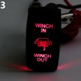 thumbnail image 2 of Flmtop 12V 24V 7-Pin Dual LED Light Winch In Out ON-OFF-ON Laser Boat UTV Rocker Switch, 2 of 10