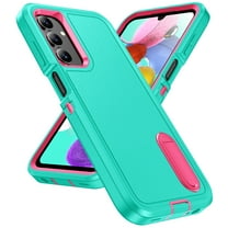 for Samsung Galaxy A16 5G Case Kickstand Durable 3-Layer Military Grade Protective Case Hybrid Silicone Heavy Duty Rugged Shockproof Screen Lip Raised Protection,
Mint Rose